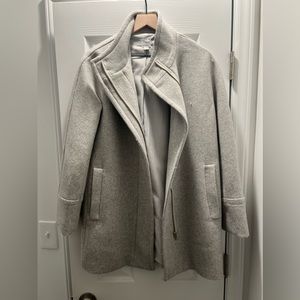 Jcrew grey wool coat